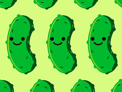 Lil Pickle food icons illustration illustrator pickle the creative pain vector