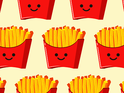 Lil Fry french fry fries fry icons illustration illustrator the creative pain vector