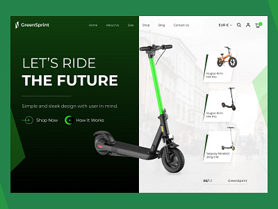 Segway Scooters branding design e bike ecommerce graphic design hero banner hero section illustration landing page logo scooter typography ui uiux ux web webdesign website