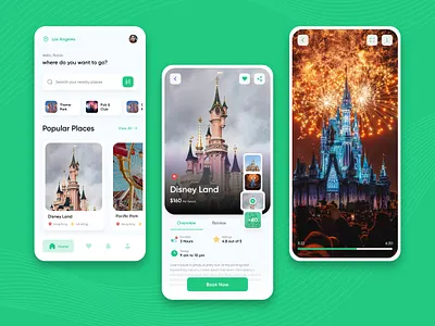 Takeoff - Travel Mobile App Design app app design mobile app travel ui uiux ux visual design