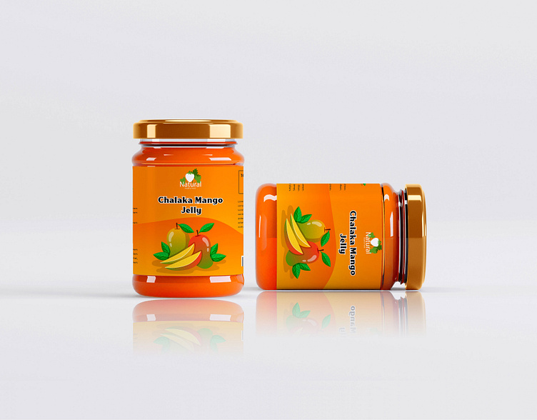 Mango Jelly Label Packaging Design by Zahangir Hossain on Dribbble