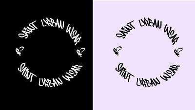 saint urban wear logo 3d animation branding graphic design logo motion graphics ui