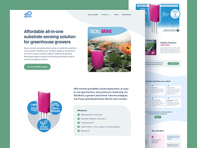 Soil mini landing page design for Sigrow creative design landing page light minimal nature nature design nature website plant plant website soil soil website storytelling typography ui ui design ux ux design web design website