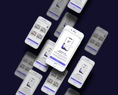App Mockup Screens - UI animation application design graphic design mockup motion graphics ui