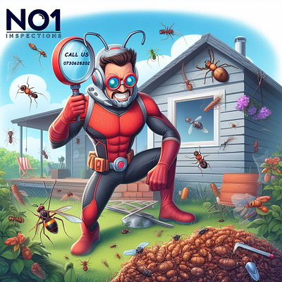 Pest Inspections Advertisement illustration pestinsfection