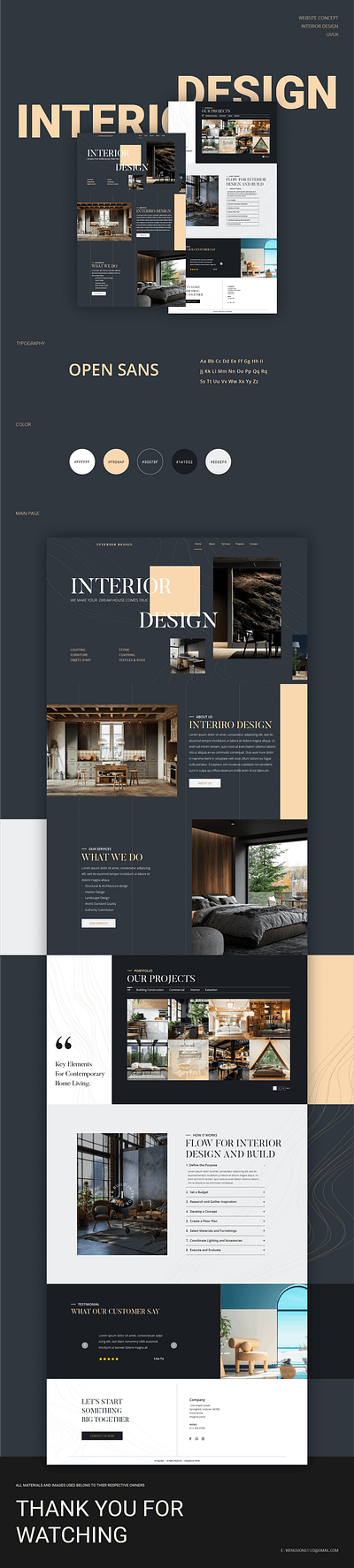 Interior Designer | Website | UIUX design graphic design interior design interior design services website landing page landing page design ui uiux ux website website design