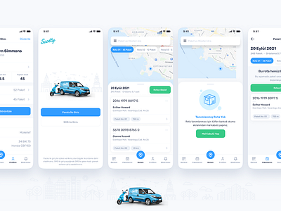 Cargo Delivery Application app ios product design ui ux