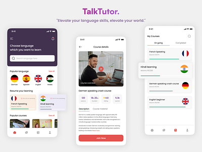 Language learning mobile application app application appui dailyui design designer graphicdesign language learning mobile mobileapp ui uiinspiration uiux uiuxdesign uxinspiration webdesign