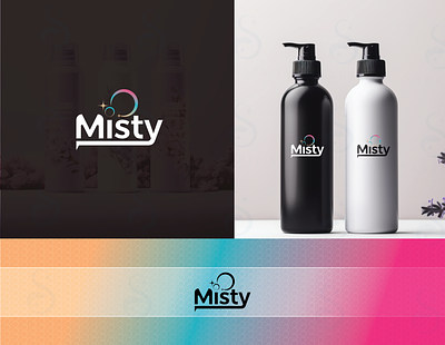 Misty air freshener bea beautiful brand branding creative design eye catchy graphic design logo minimal minimalist modern perfume sleek