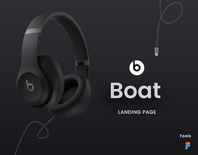 Boat Headset ( Hero Page ) - Website headphone user experience user interface user research uxui webpage