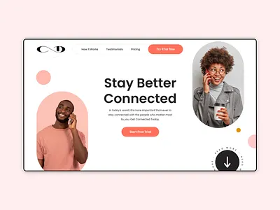 We-talk Landing Page Concept design landing page saas landing page ui ui design web design website