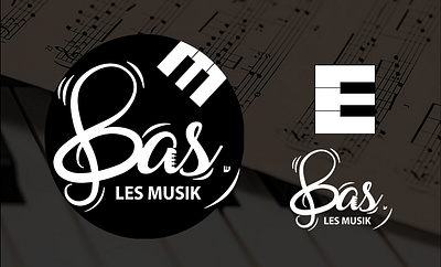 Design Logo Music Course | Logo Bas Les Musik branding company profile design graphic design illustration logo music logo