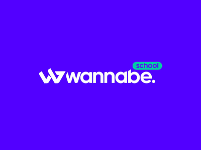 🎓 wannabe® — Branding & Identity brand identity branding graphic design identity it school logo logo design logotype w logo
