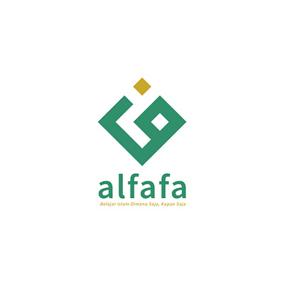 Logo Alfafa arabic branding kufi