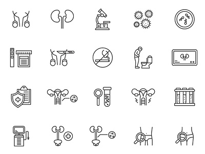 Urology Icons icon design icon set iconography icons icons download urology urology icon vector icon