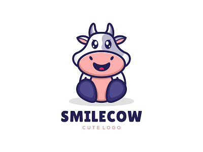 Cow Logo Vector Design Template branding cow cow logo cow vector design graphic design illustration logo logos vector