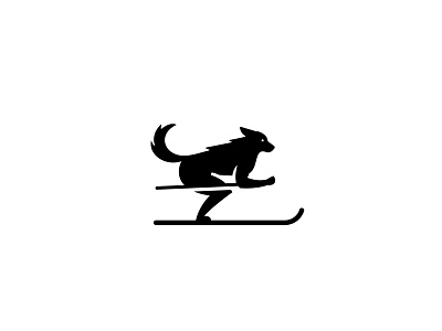 Active Dog alex seciu animal logo branding dog logo pet logo ski logo sport logo