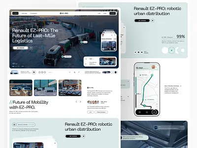 Logistics - Website Design business company courier delivery interface landing page lastmile logistic website logistics modern design shipping smart logistics startup tracking delivery transportation truck trucking ui ui ux webdesign