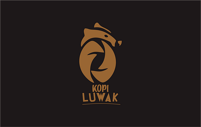 Kopi Luwak Logo branding coffe coffeshop graphic design logo