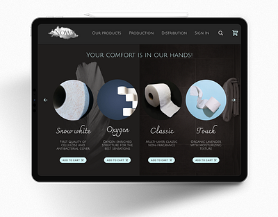 E-Commerce Product Listing Page figma graphic design marketingdesign toiletpaper ui