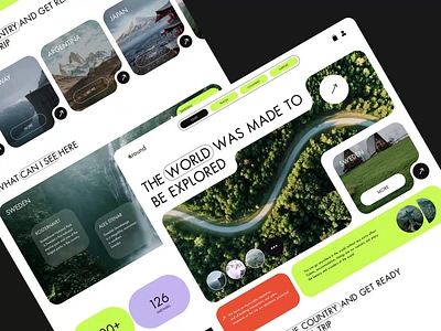 Travel Guide Landing Page animation branding dashboard design desire agency ecommerce graphic design homepage illustration landing page logo motion motion graphics product design statistics travel ui web web design website