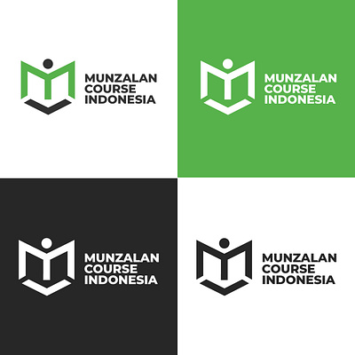 Munzalan Course Indonesia Logo branding