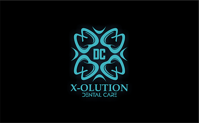 X-OLUTION DENTAL CARE LOGO branding dentalcare dentish graphic design logo tooth