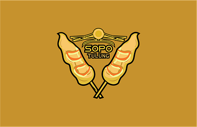 Sopo Tulung Logo branding graphic design logo telurgulung umkm vespa