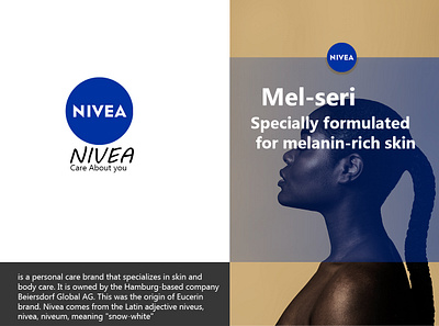 Nivea Iran branding graphic design