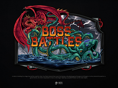 Boss Battle adobeillustrator art artwork braanddesign branding digital illustration handdrawing handdrawn illustration vintagedesign