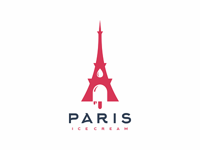 Paris /ice cream/ food frace ice cream logo paris