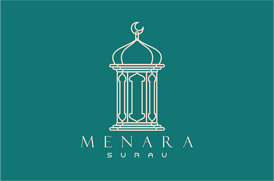 Menara Surau Logo branding graphic design islamic logo mosque