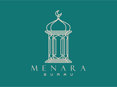 Menara Surau Logo branding graphic design islamic logo mosque