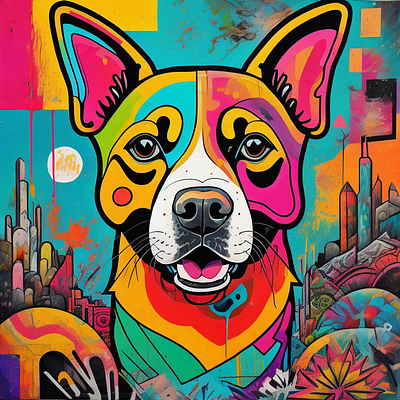 Graffiti Animals art graffiti graphic design illustration posters