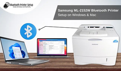 Samsung ML-2152W Bluetooth Printer Setup on Windows & Mac bluetooth printer setup samsung bluetooth printer setup setup samsung bluetooth printer