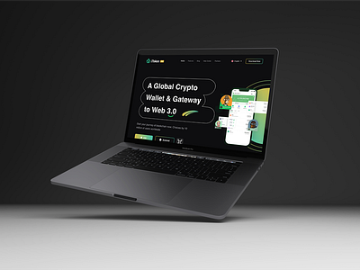 Crypto Wallet Landing Page Design branding crypto exchange crypto landing page crypto token crypto website cryptocurrency discount token ecommerce figma illustration investment landing page motion graphics nft nft landing page design. redesign trading ui ux uiux website
