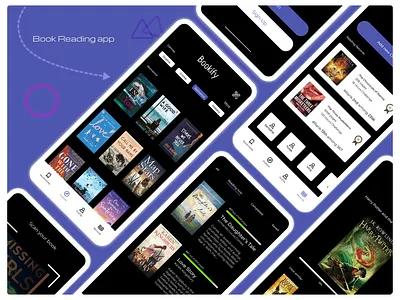 Book Reading App app book design designer reading uidesign ux