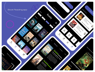 Book Reading App app book design designer reading uidesign ux