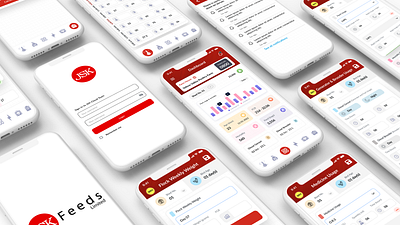 Poultry Farm Management Mobile App design figma mobile app prototype uiux user interface