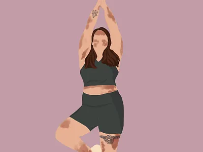 Let's start with yoga bodypositivity design illustration procreate yoga