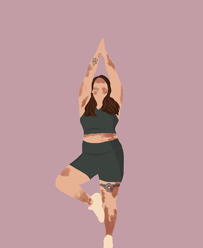 Let's start with yoga bodypositivity design illustration procreate yoga