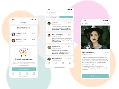 SpeakEng app app design ui ux