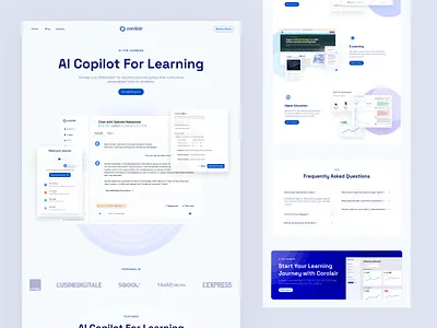 Corolair - Web Design & Framer Development animation framer framer site minimal ui ui design uiux website