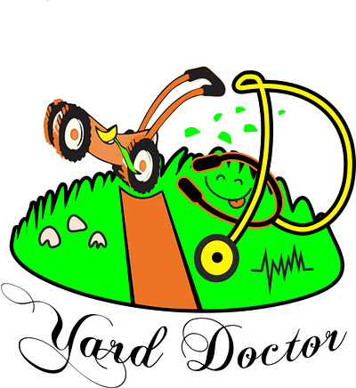 YARD DOCTOR ARTWORK branding design graphic design illustration logo logo designing typography vector