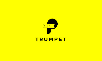 Trumpet Logo Design ard brand identity branding branding design graphic design illustrator logo logo book logo design logomark logoplace photoshop