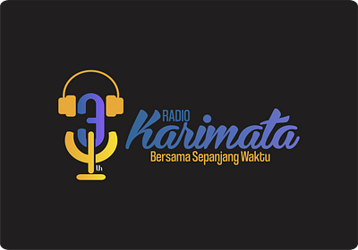 Radio Karimata Logo Challenge branding challenge graphic design indonesia karimata logo logochallenge radio