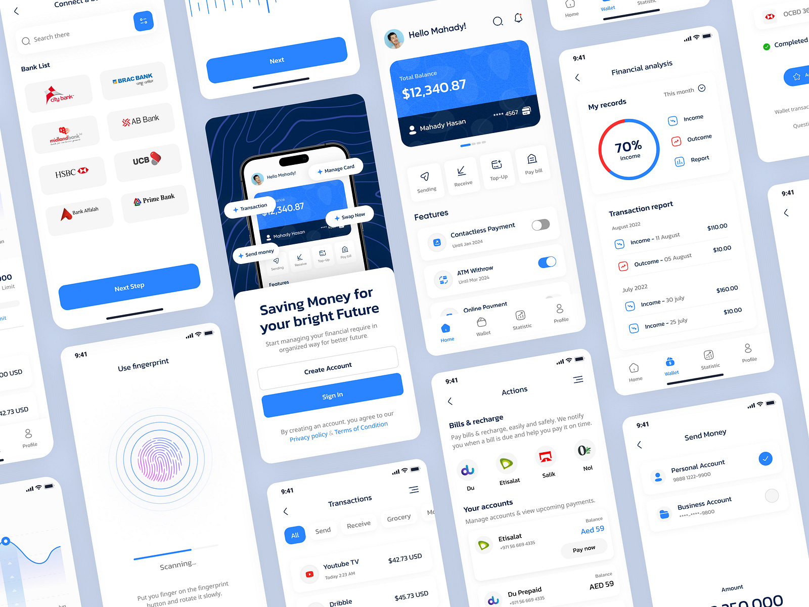 Payment App Ui Concept by Mainul Islam Arafat on Dribbble