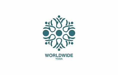 WorldWide Yoga Logo Challenge branding challenge challengelogo graphic design logo worldwideyoga yoga