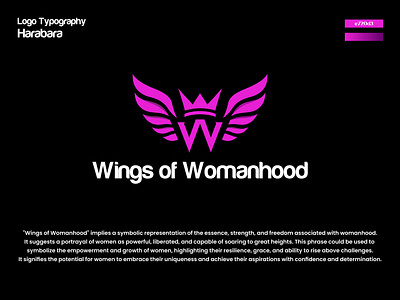 letter w , wings and crown logo branding crownlogo design fashionlogo femalelogo gradientlogo graphic design illustration letter wlogo logo logodesign logoinspiration logomaker modernlogo pinklogo simplelogo typography wingslogo wlogo womanlogo