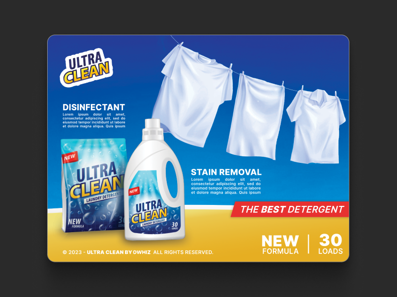 Detergent Ad Concept advertisement branding design graphic design photoshop